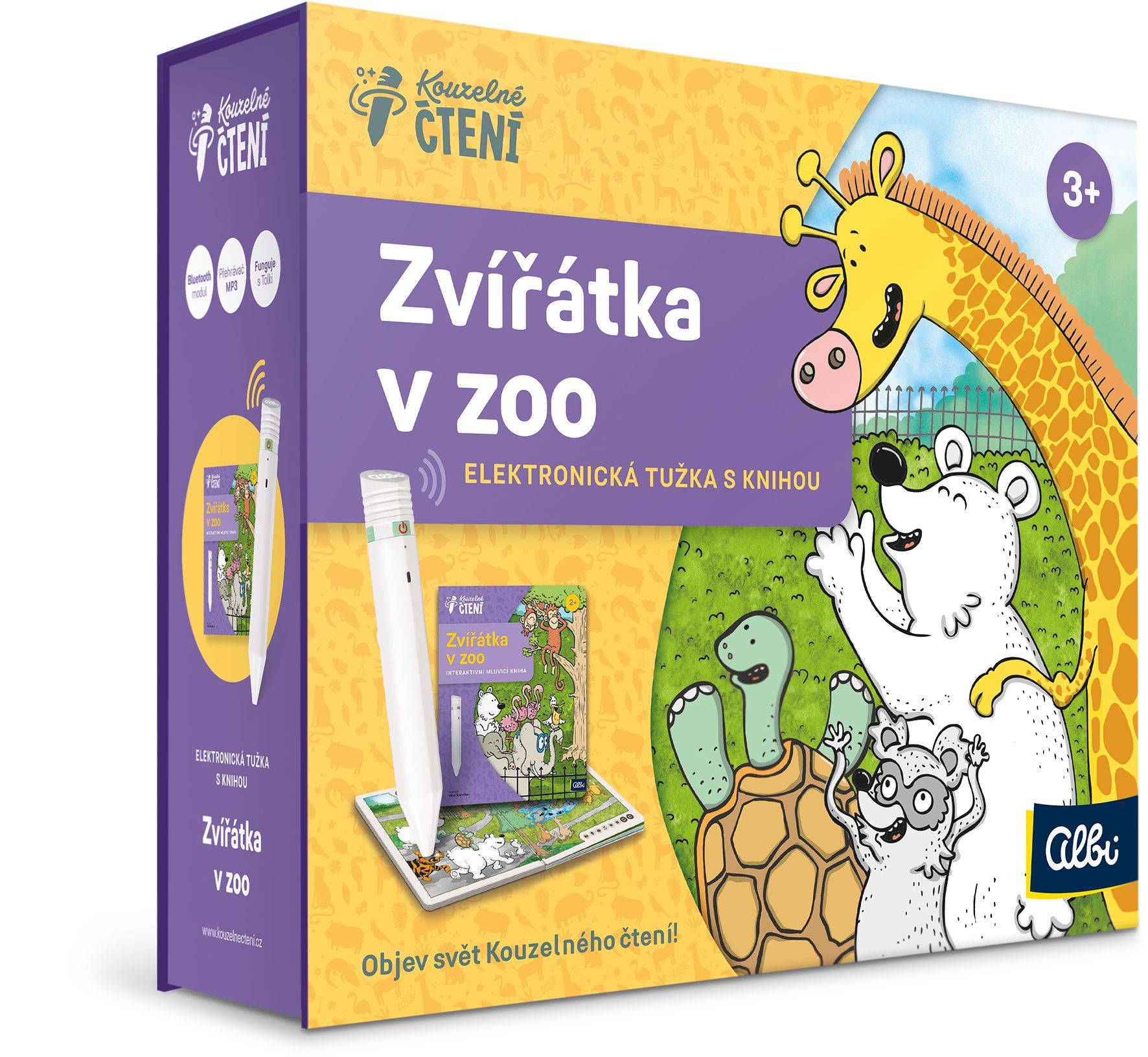 Albi Kouzelné Čtení 2.0 Albi tužka + Zvířátka v ZOO R50-2