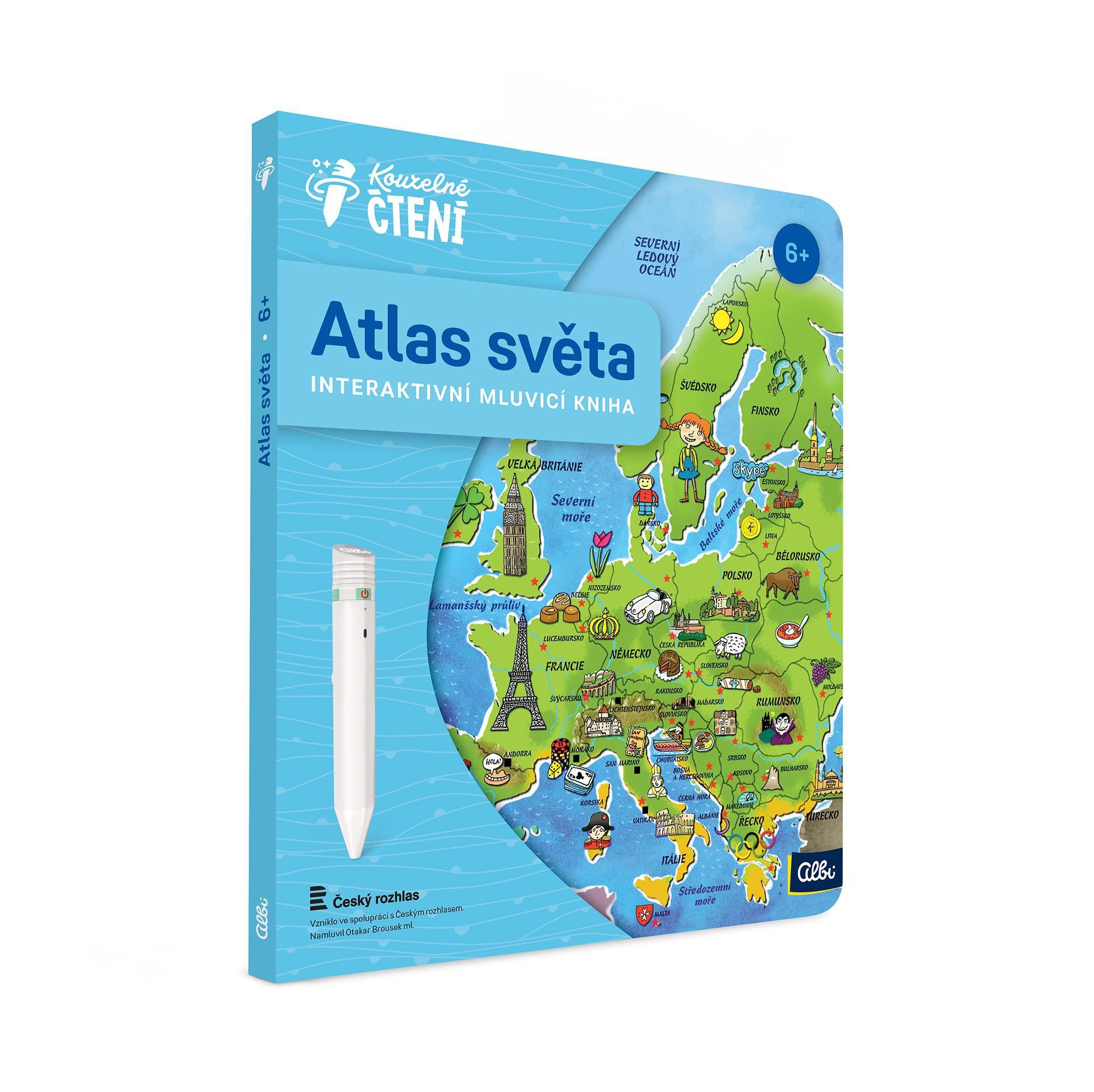 Domácnost a Zahrada - Albi Kouzelné čtení Kniha Atlas světa