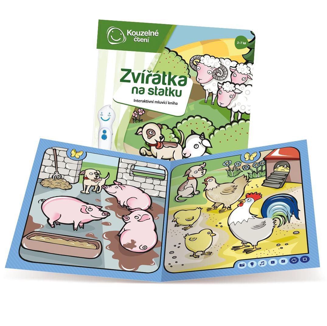 Domácnost a Zahrada - Albi Kouzelné čtení Kniha Zvířátka na statku