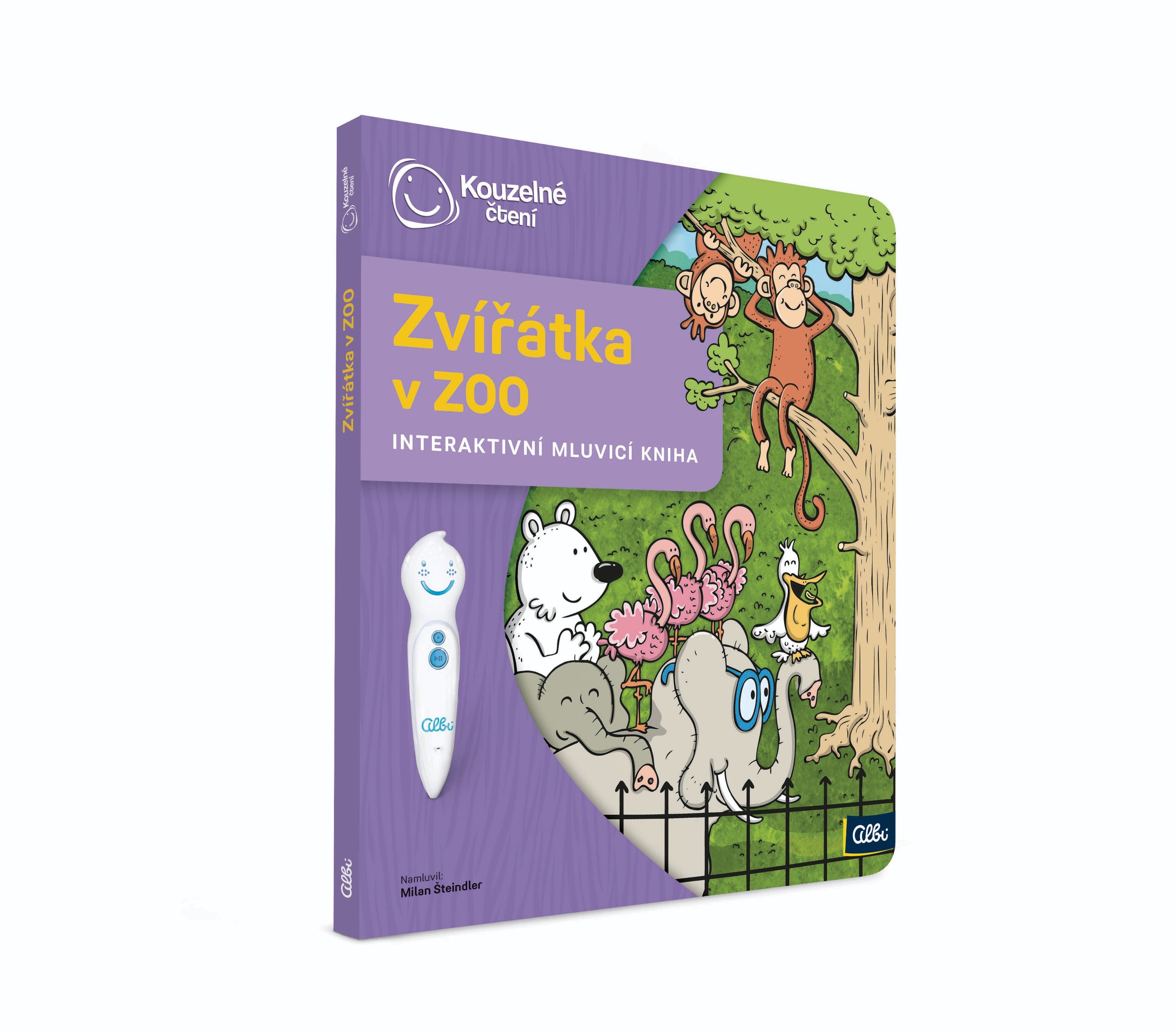 Domácnost a Zahrada - Albi Kouzelné Čtení Kniha Zvířátka v ZOO
