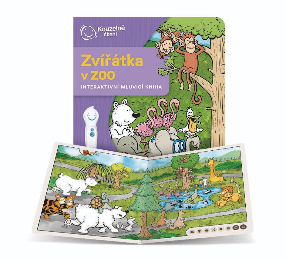 Albi Kouzelné Čtení Kniha Zvířátka v ZOO-0