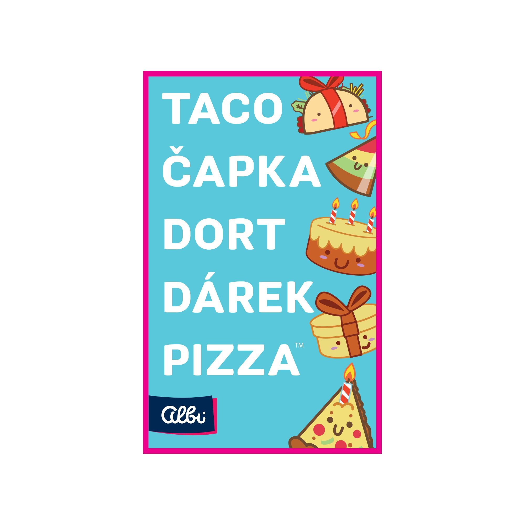 Albi Taco, čapka, dort, dárek, pizza-0