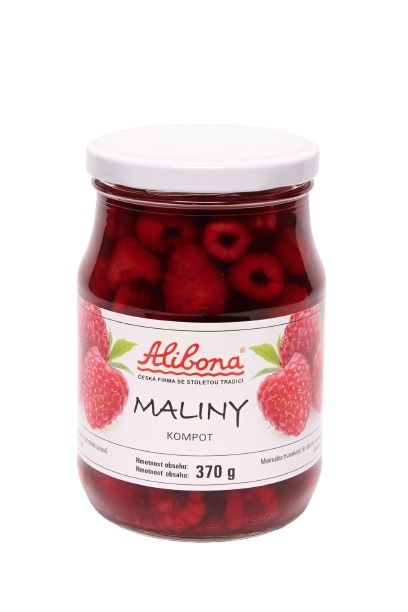 Trvanlivé potraviny - Alibona Maliny kompot 370g