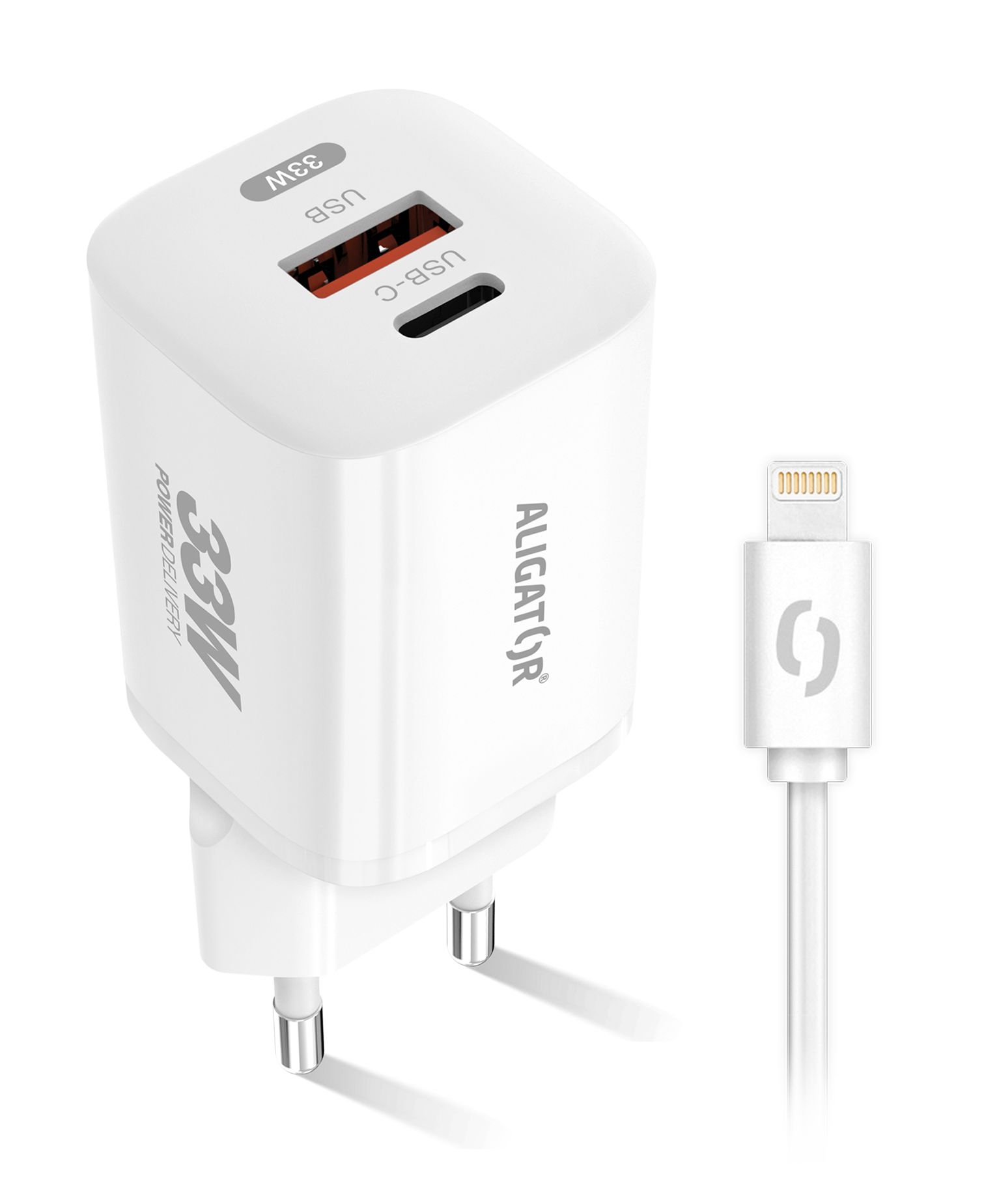 Elektro - Aligator Chytrá GaN síťová nabíječka Power Delivery