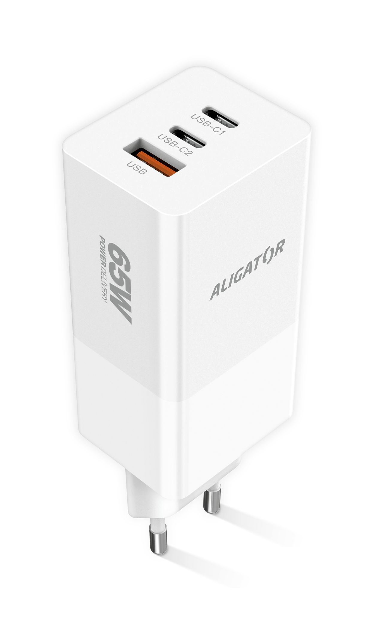 Elektro - Aligator Chytrá síťová nabíječka ALIGATOR GaN
