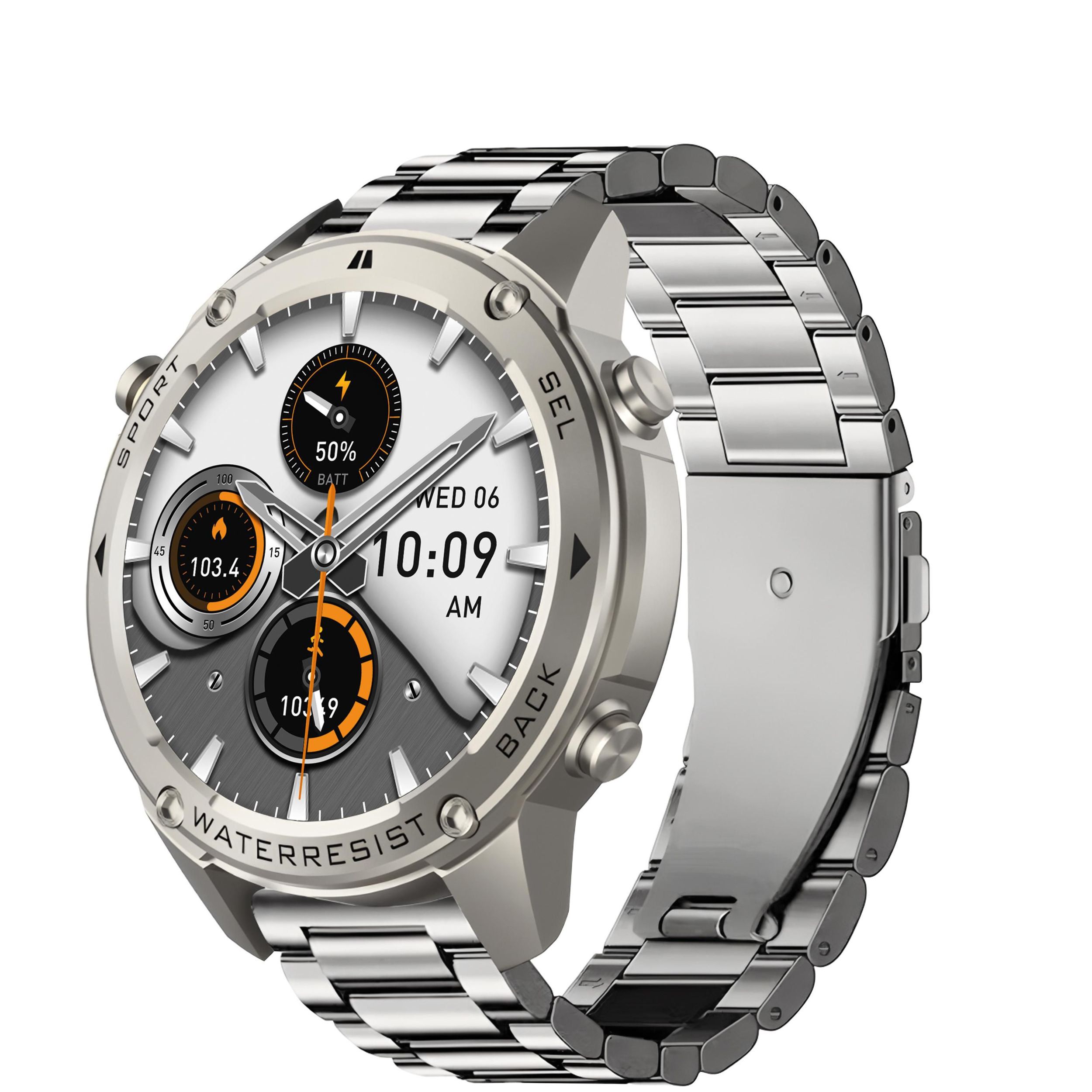 Elektro - Aligator Chytré hodinky WATCH GPS stříbrné