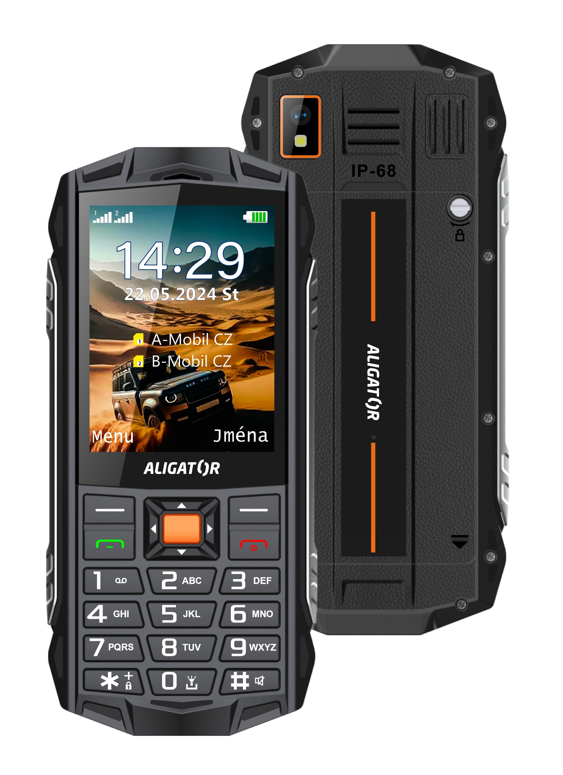 Elektro - Aligator Mobilní telefon AR45BO