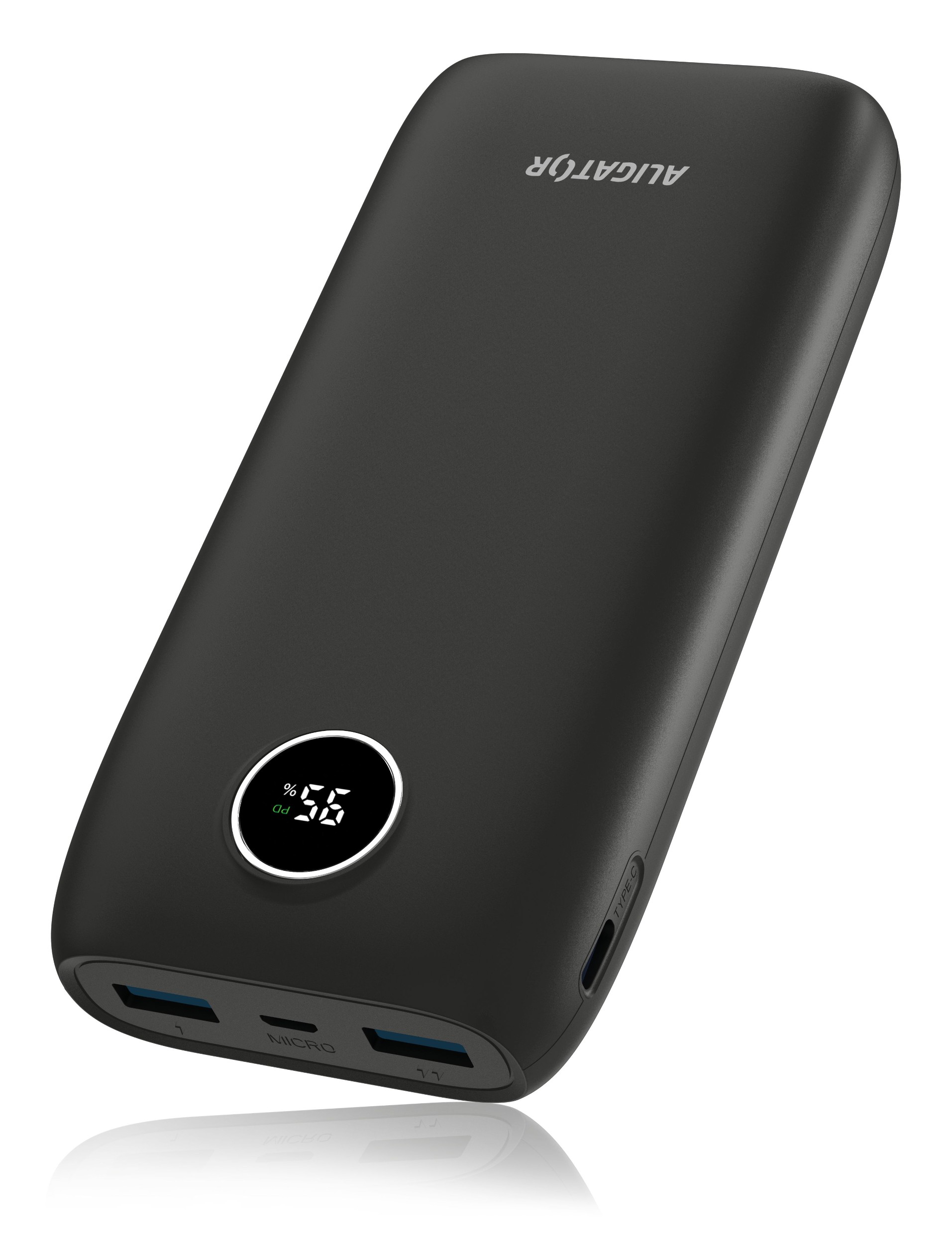 Elektro - Aligator Powerbanka PD20W+QC22.5W,20000mAh,černá