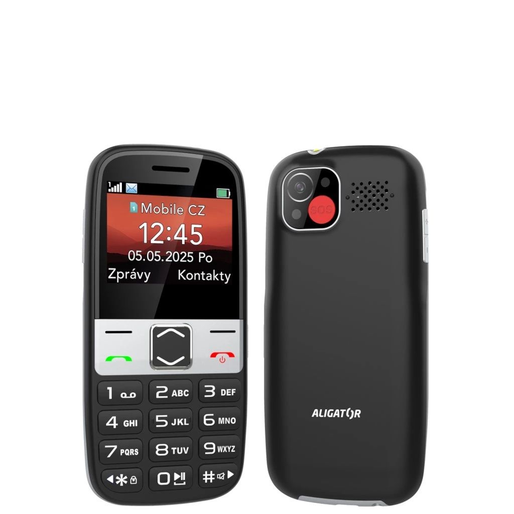 Elektro - Aligator Seniorský telefon A775BK