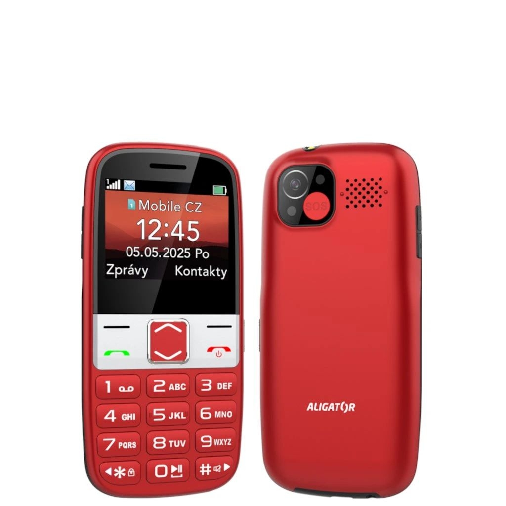 Elektro - Aligator Seniorský telefon A775RD