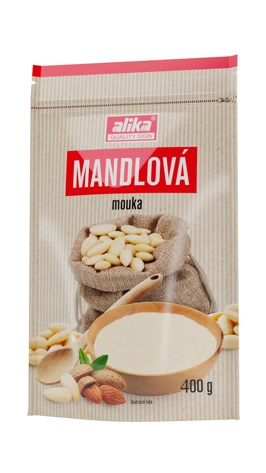 Trvanlivé potraviny - Alika Mandlová mouka blanšírovaná 400g