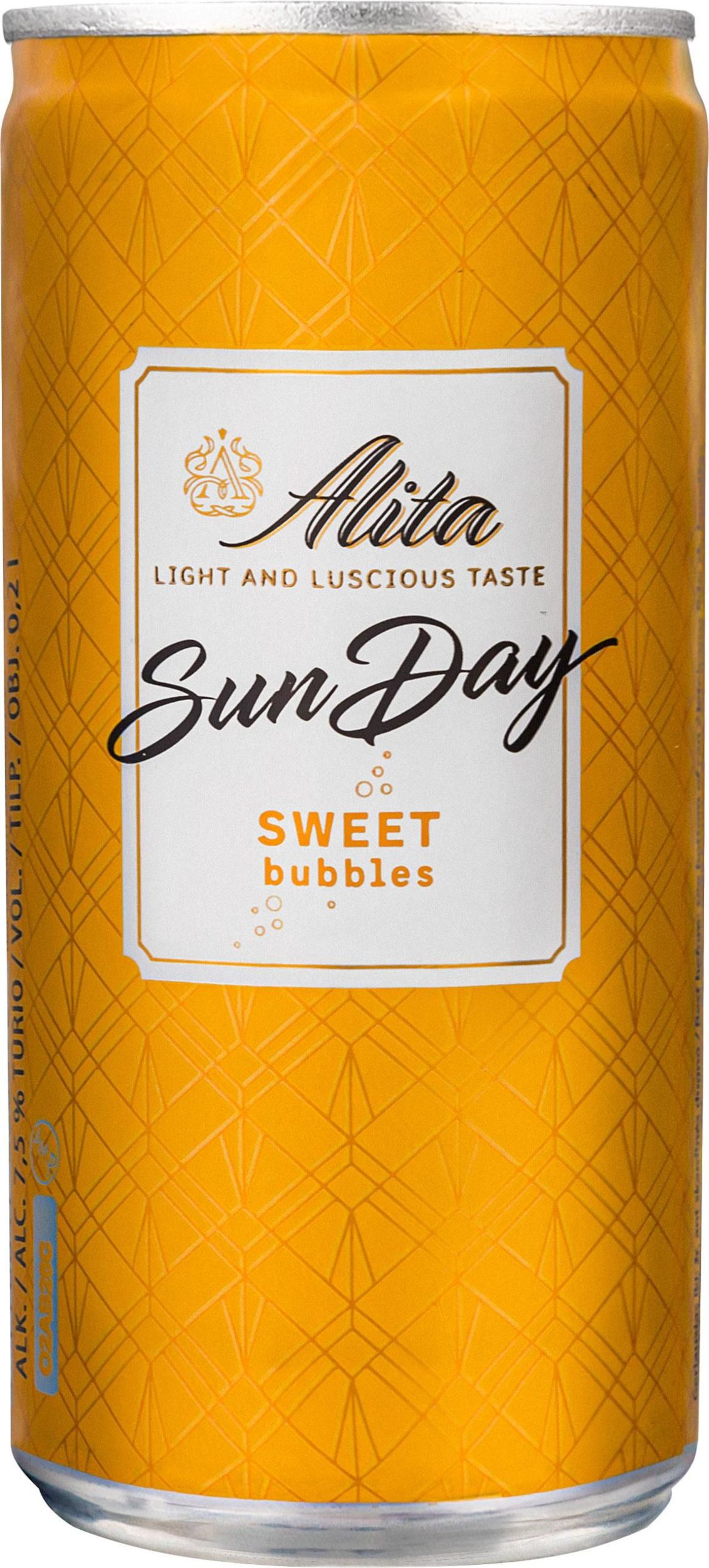 Nápoje - ALITA SUN. SWEET BUBBLES PLECH 0,2L