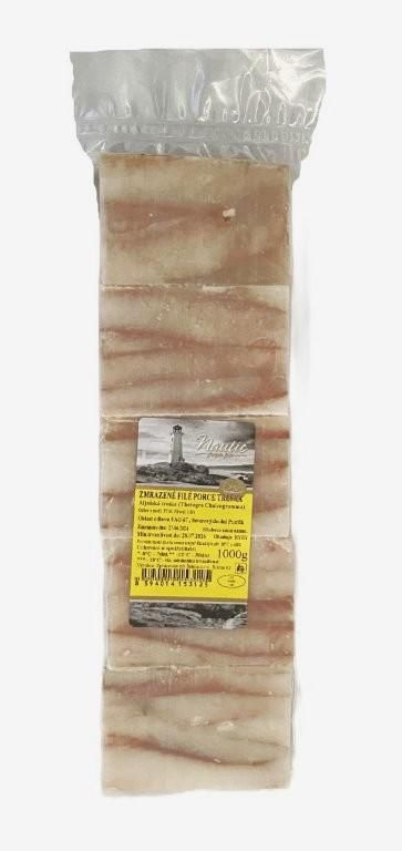 Mražené potraviny - Aljašská treska mražená porce 1000g