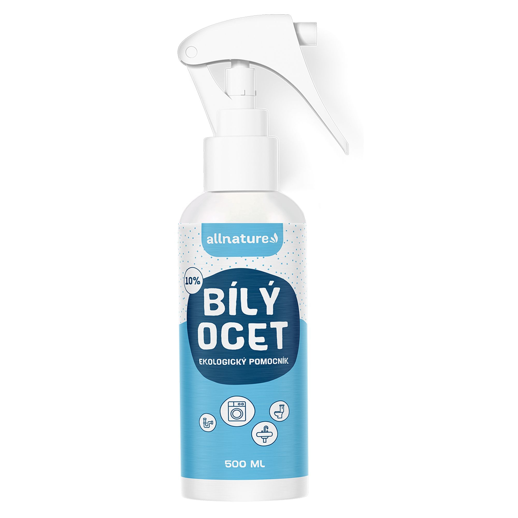 Drogerie a kosmetika - Allnature Bílý ocet 10% 500ml