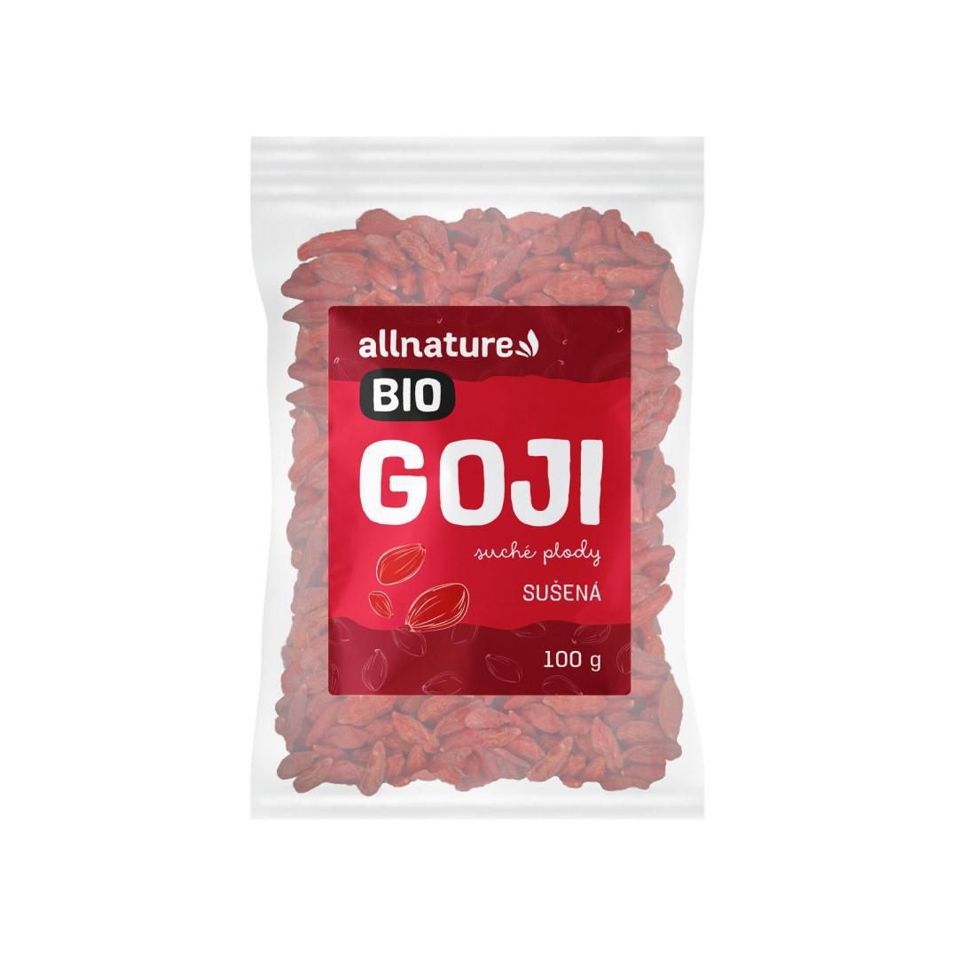Trvanlivé potraviny - Allnature Goji BIO 100 g