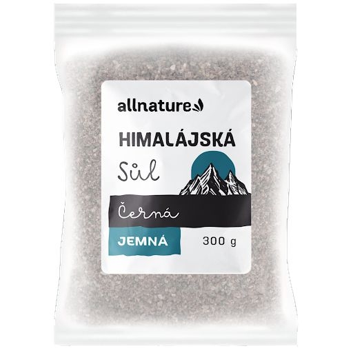 Zdravý svět - Allnature Himalájská sůl černá jemná 300 g