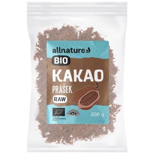 Zdravý svět - Allnature Kakaový prášek BIO RAW 200 g