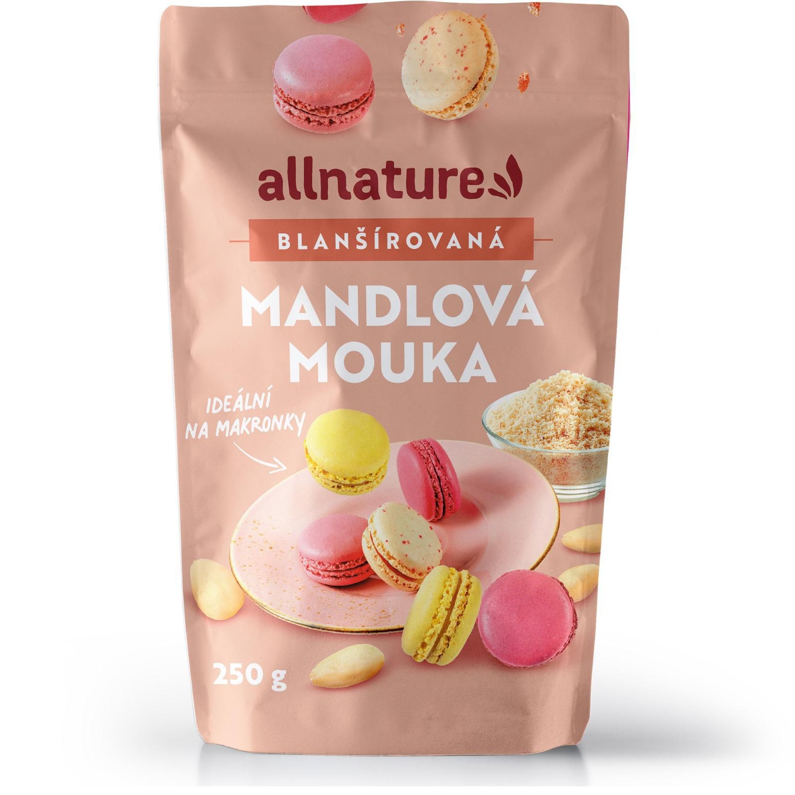 Trvanlivé potraviny - Allnature Mandlová mouka blanšírovaná 250g