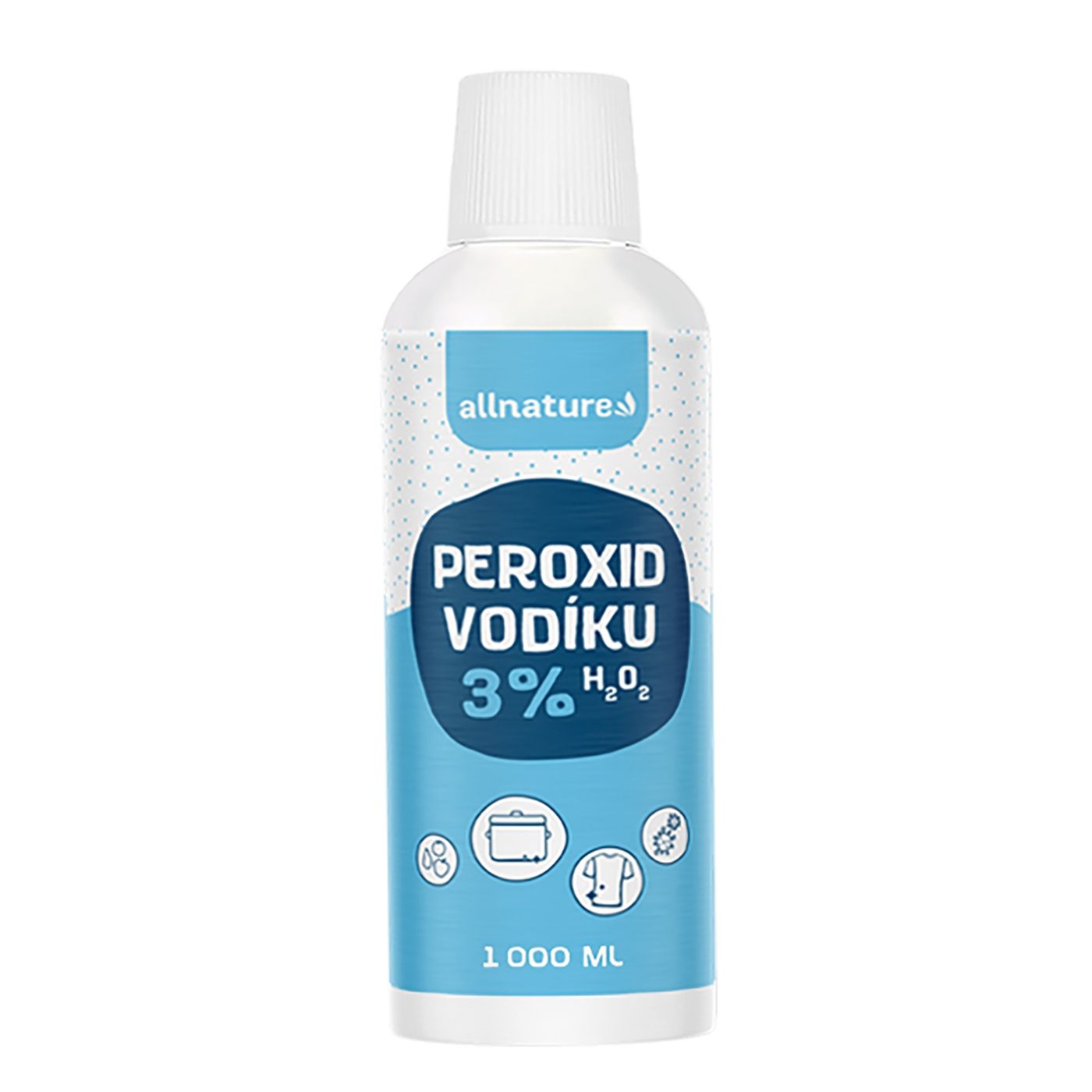 Drogerie a kosmetika - Allnature Peroxid vodíku 3%  1000 ml