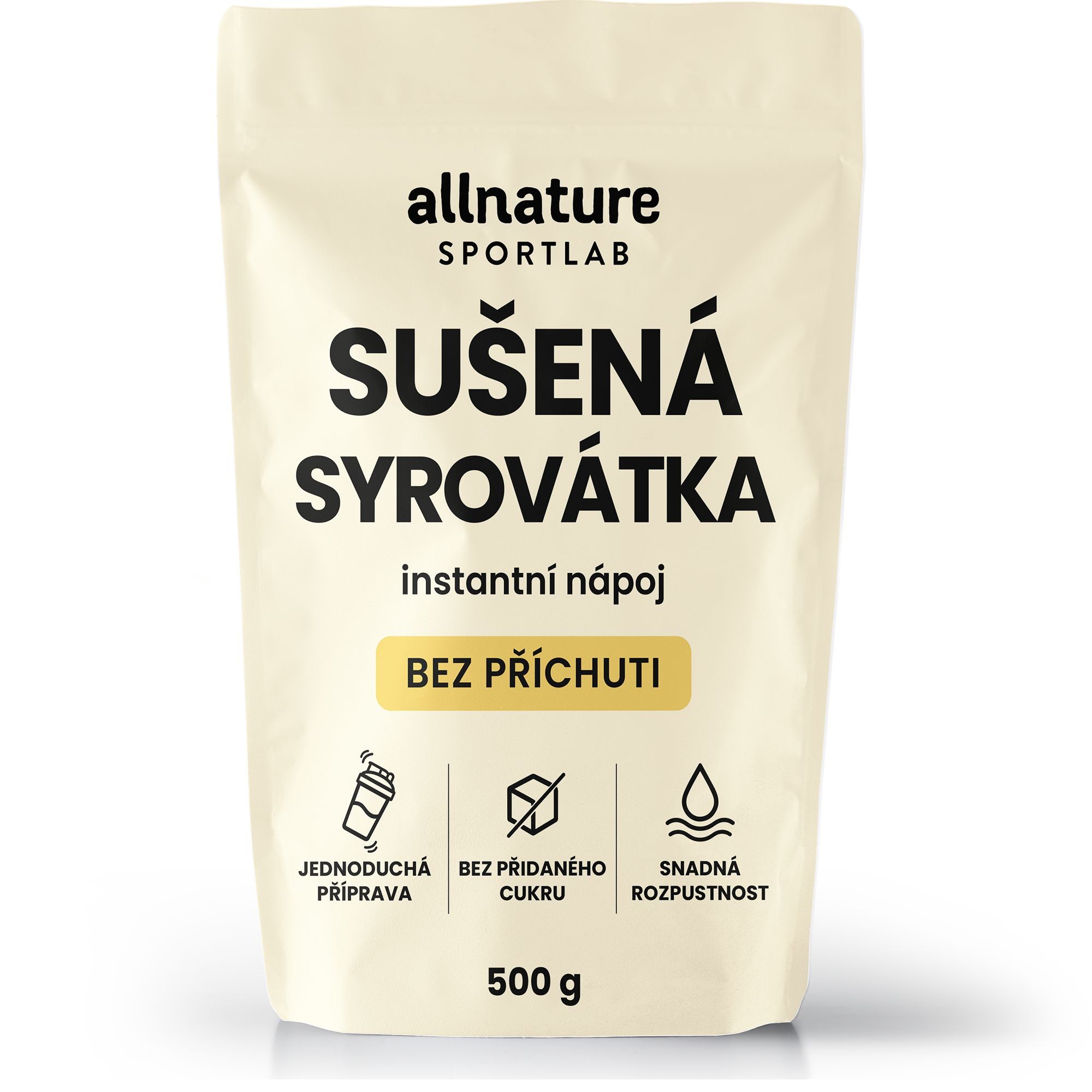 Zdravý svět - Allnature Sportlab Syrovátka sušená 500 g