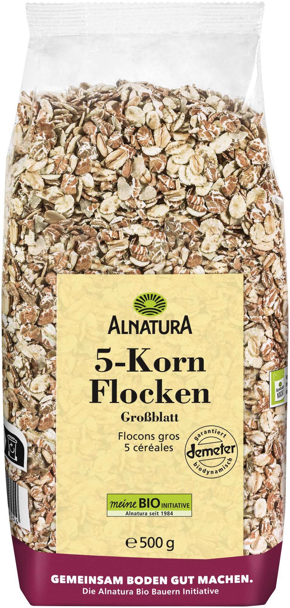 Zdravý svět - Alnatura BIO 5zrnné vločky 500g