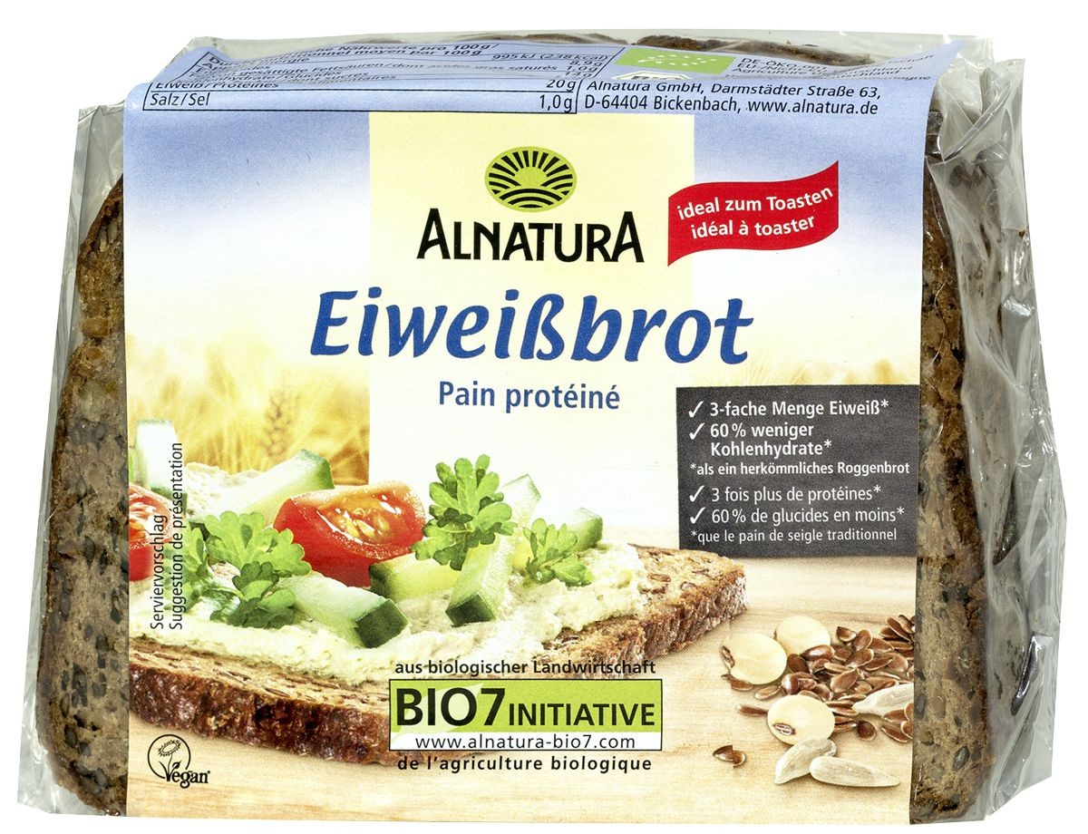 Zdravý svět - Alnatura BIO Bílkovinový chléb 250 g