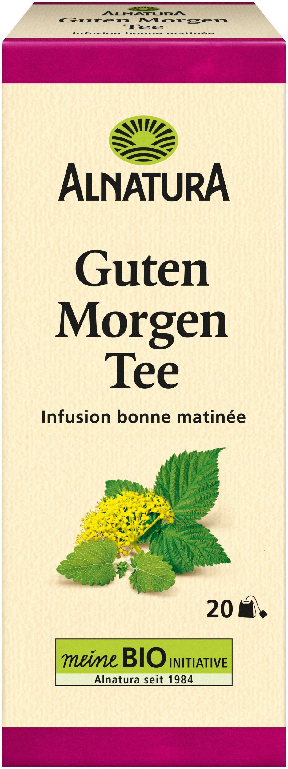Alnatura BIO Čaj Guten Morgen, sáčky 20 x 1,5 g 30 g