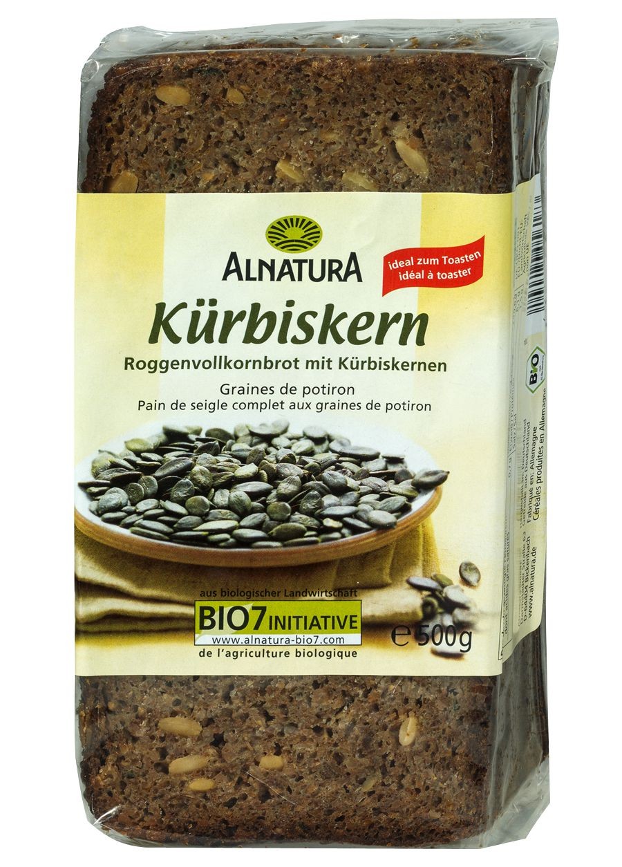 Zdravý svět - Alnatura BIO Chléb s dýňovými semínky 500 g