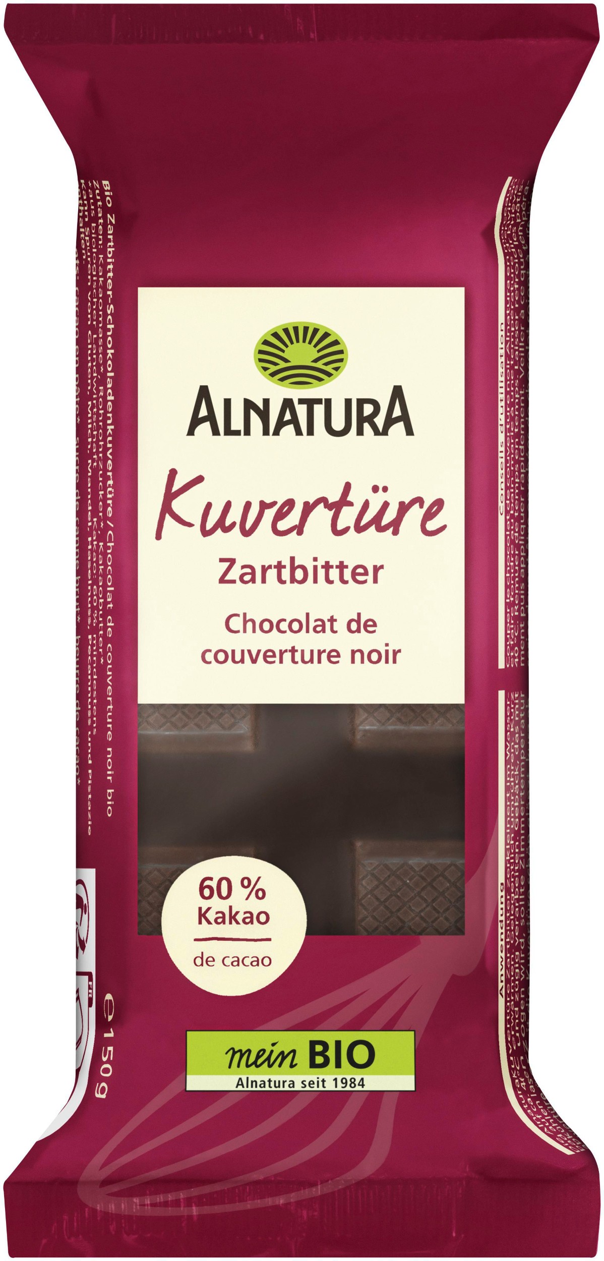 Zdravý svět - Alnatura BIO Čokoládová poleva hořká 150g