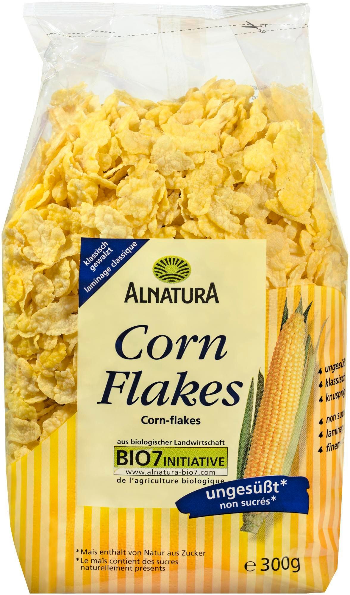 Zdravý svět - Alnatura BIO Cornflakes neslazené 300g
