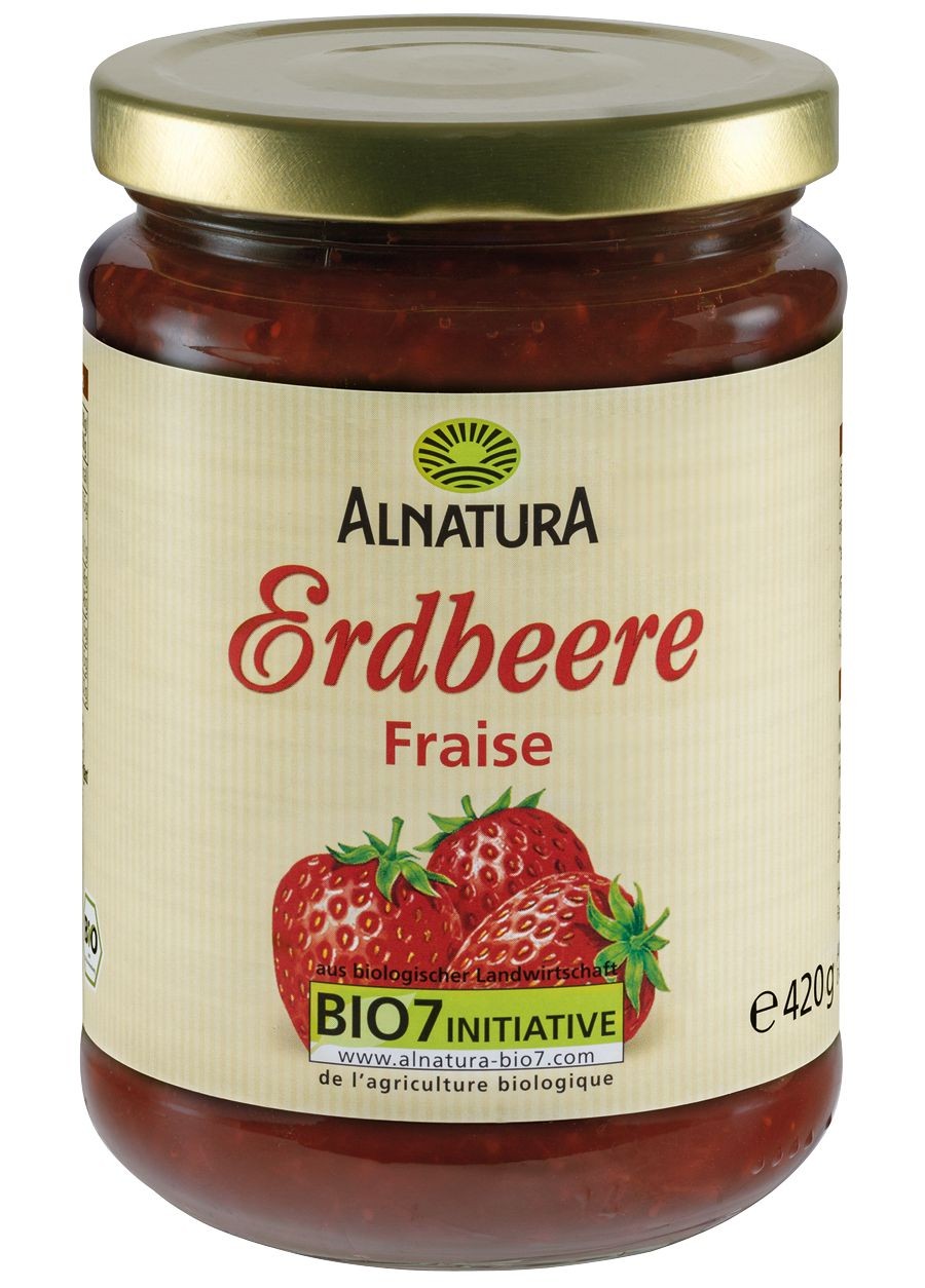 Trvanlivé potraviny - Alnatura BIO Jahodová pomazánka 420 g