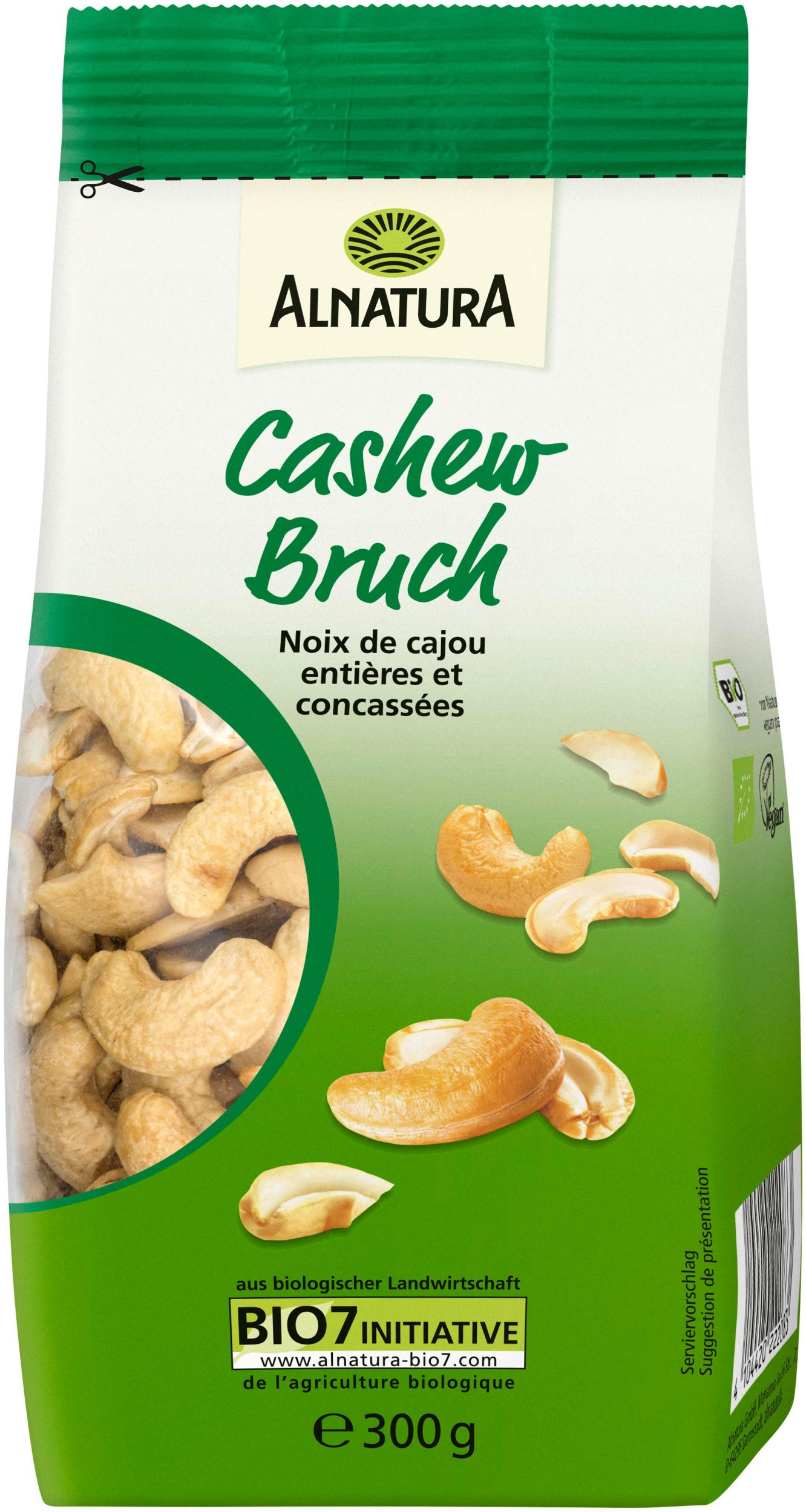 Trvanlivé potraviny - Alnatura Bio kešu 300g