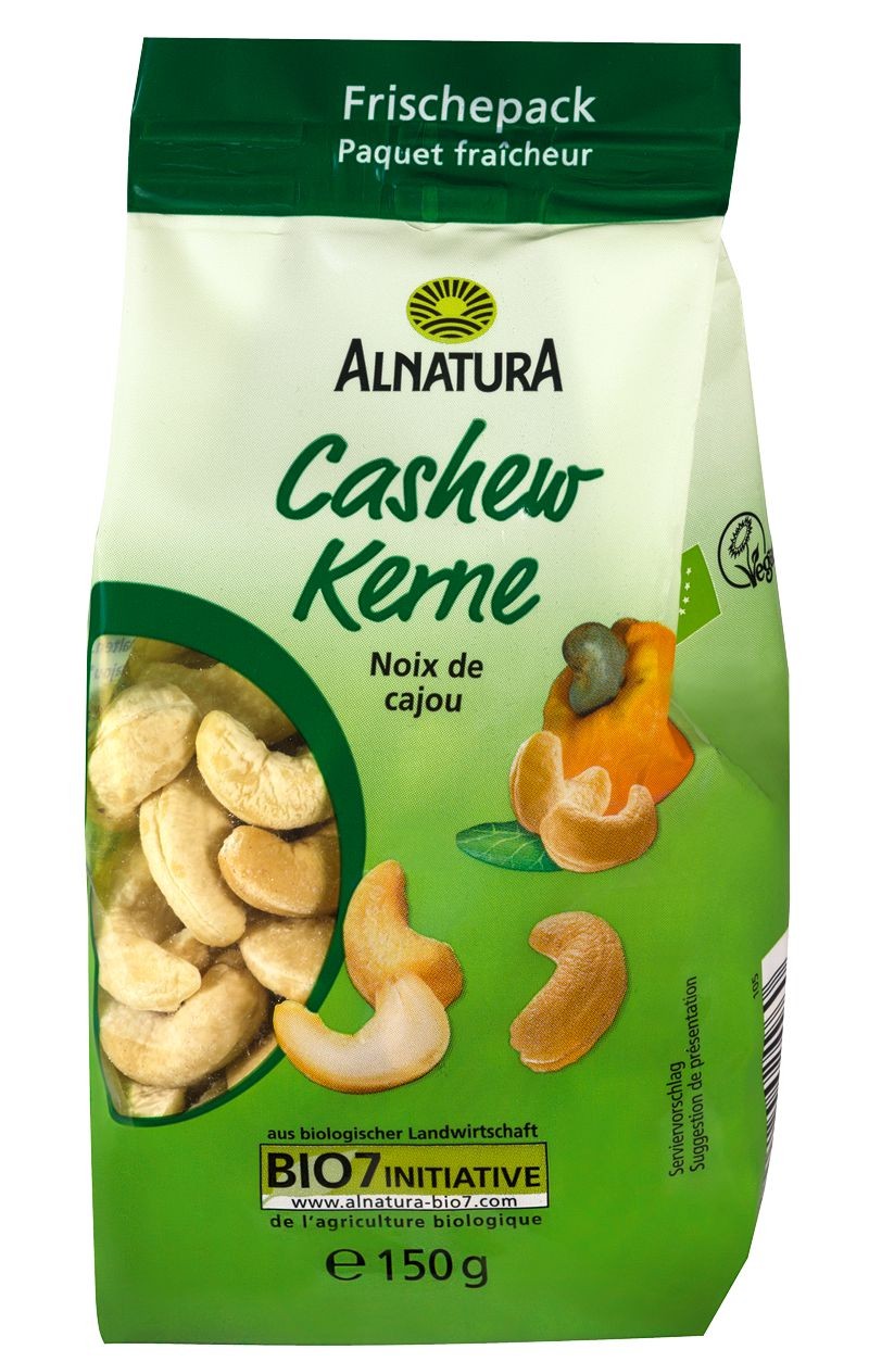 Trvanlivé potraviny - Alnatura BIO Kešu oříšky 150 g
