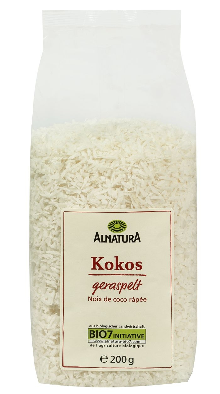 Trvanlivé potraviny - Alnatura BIO Kokos strouhaný 200 g