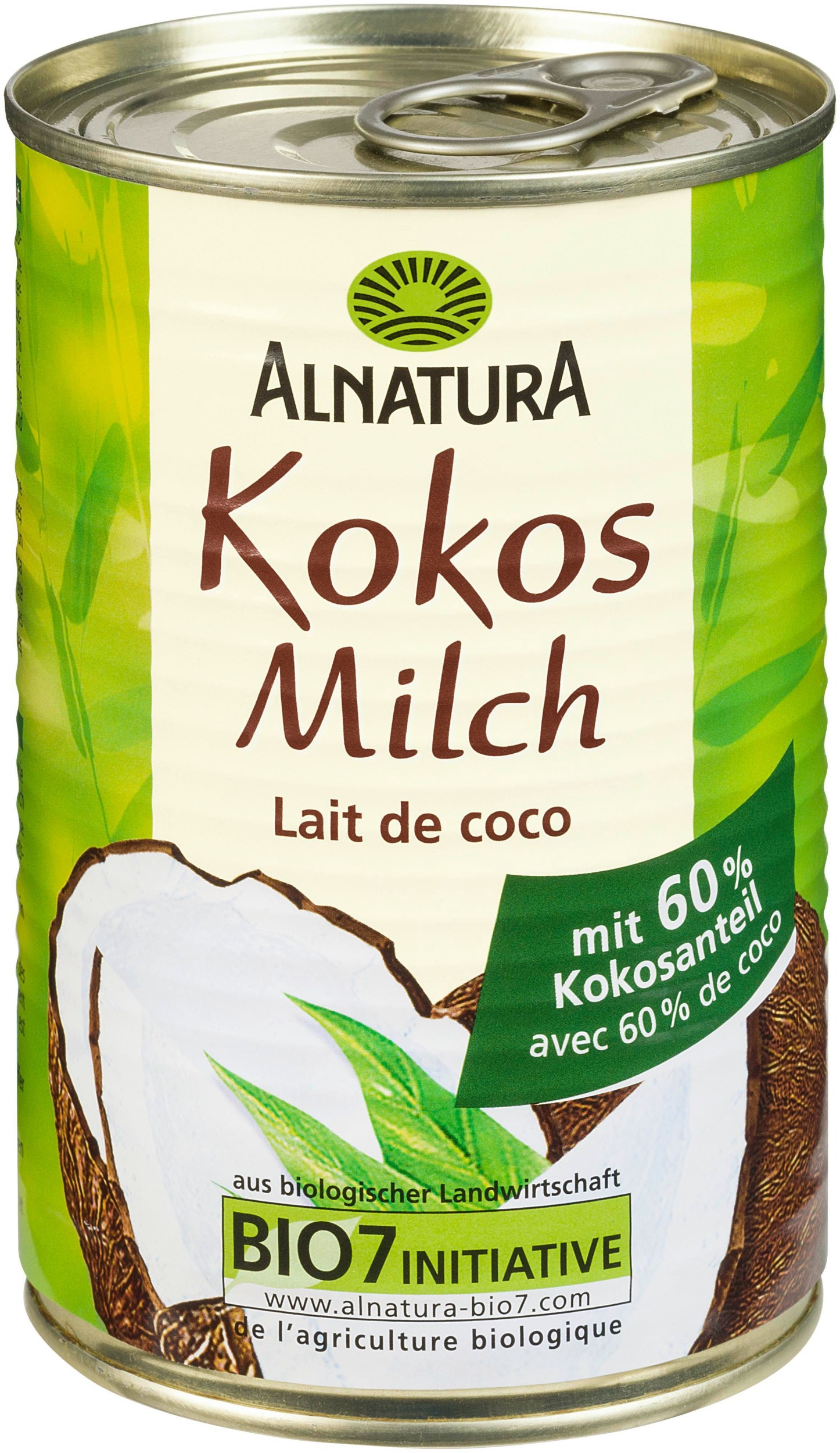 Trvanlivé potraviny - Alnatura BIO Kokosové mléko 400 ml