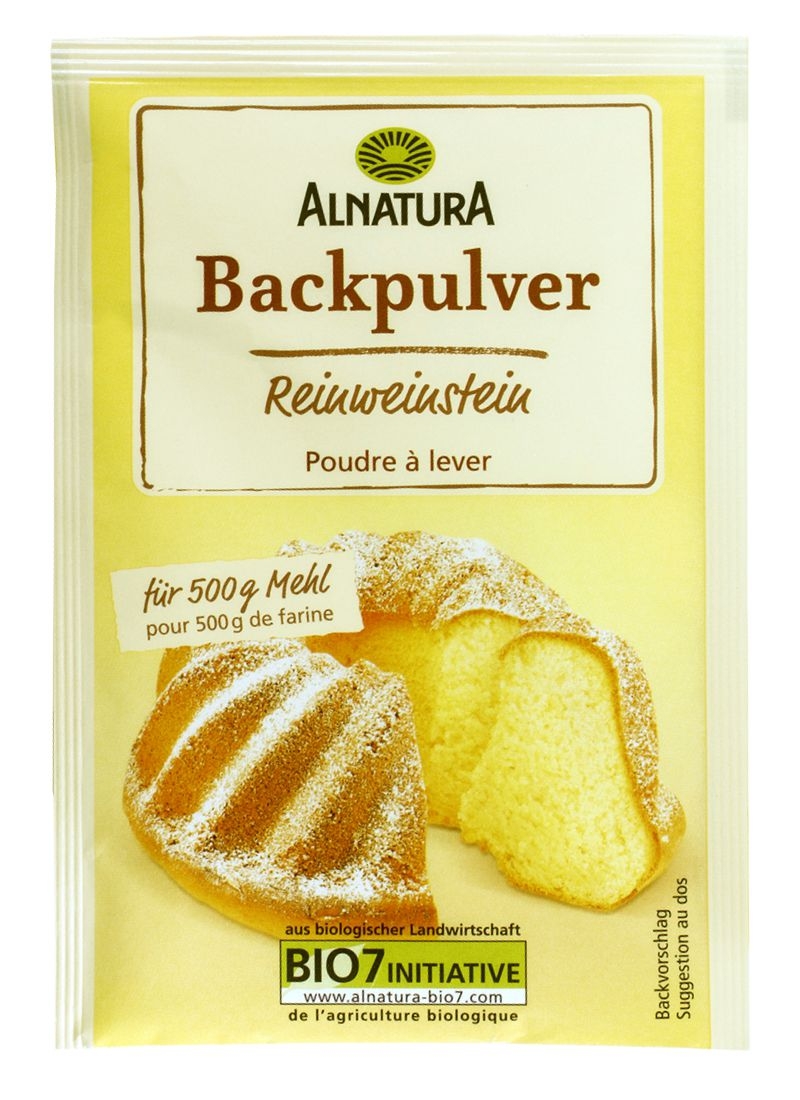 Trvanlivé potraviny - Alnatura BIO Kypřící prášek do pečiva 4x18 g