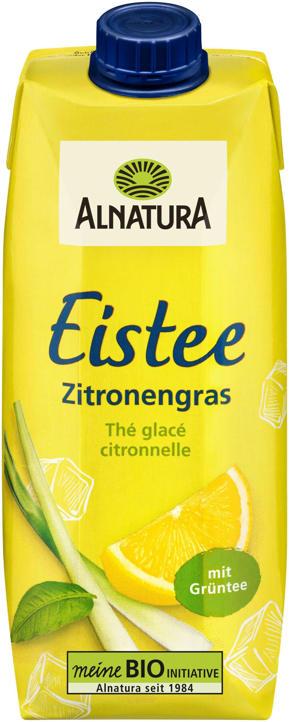 Nápoje - Alnatura BIO Ledový čaj citronová tráva 0,5 l