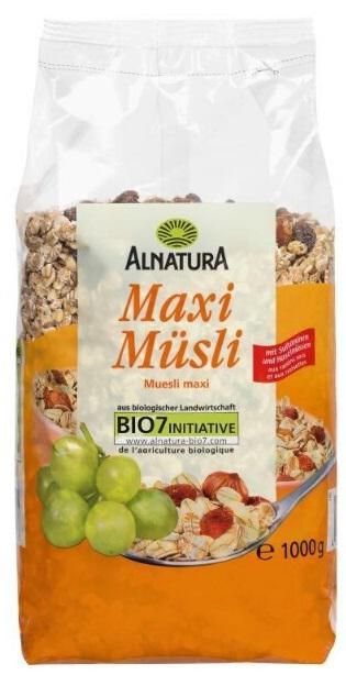 Trvanlivé potraviny - Alnatura BIO Maxi müsli 1000 g
