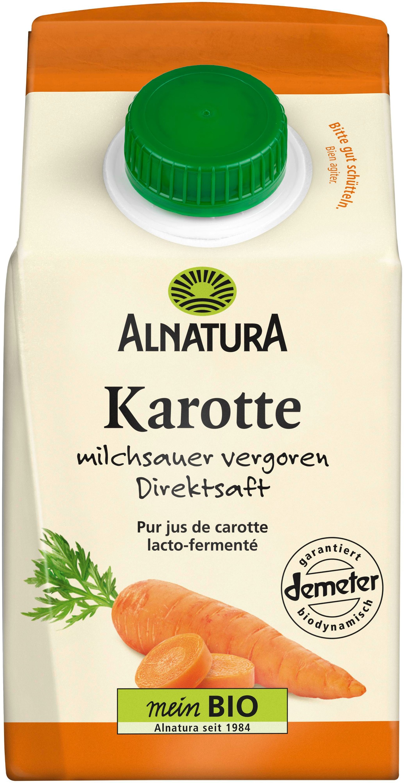 Nápoje - Alnatura BIO Mrkvová šťáva 500 ml