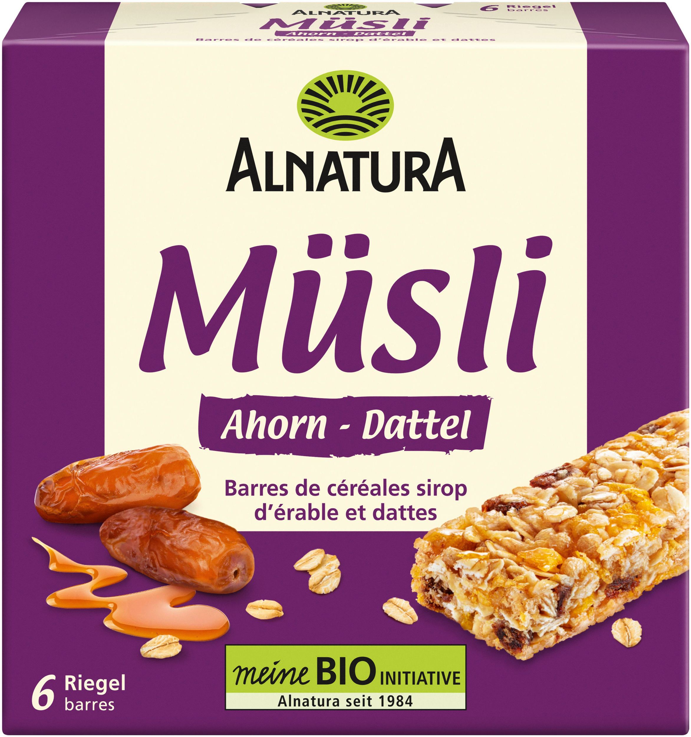 Zdravý svět - Alnatura BIO Müsli tyčinka, javor a datle, 150 g