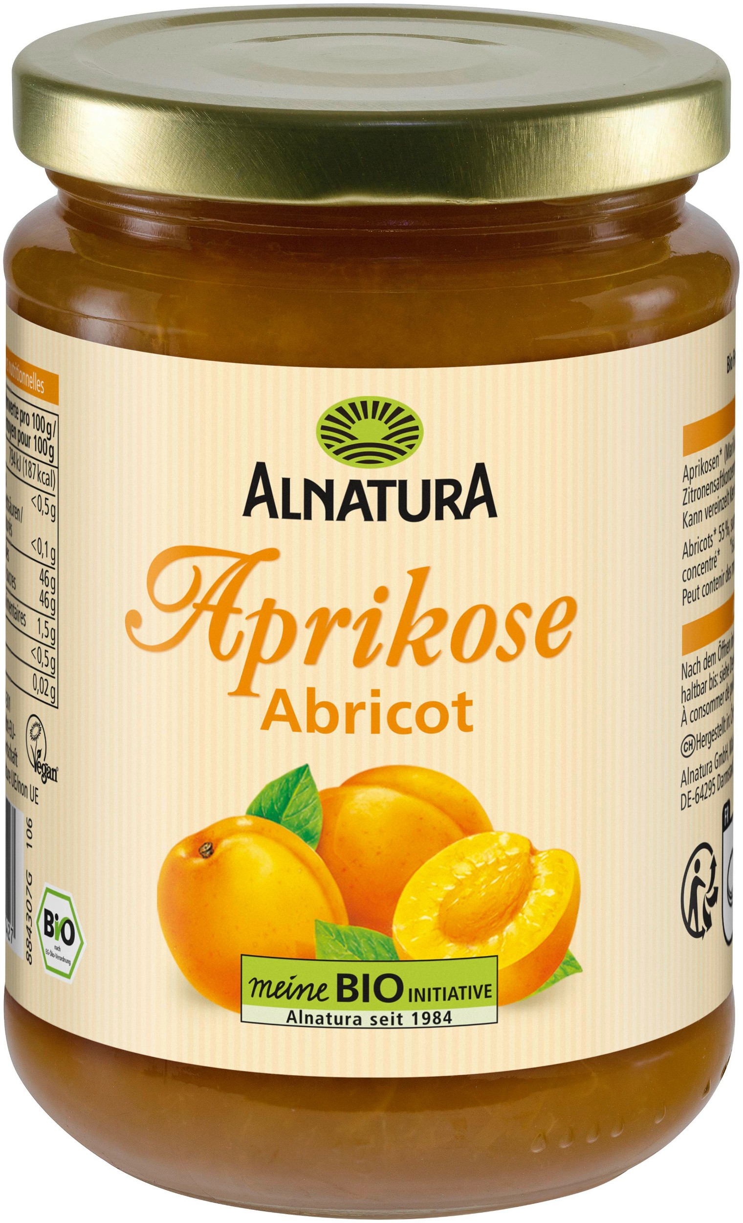 Trvanlivé potraviny - Alnatura Bio pomazánka meruňková 420g