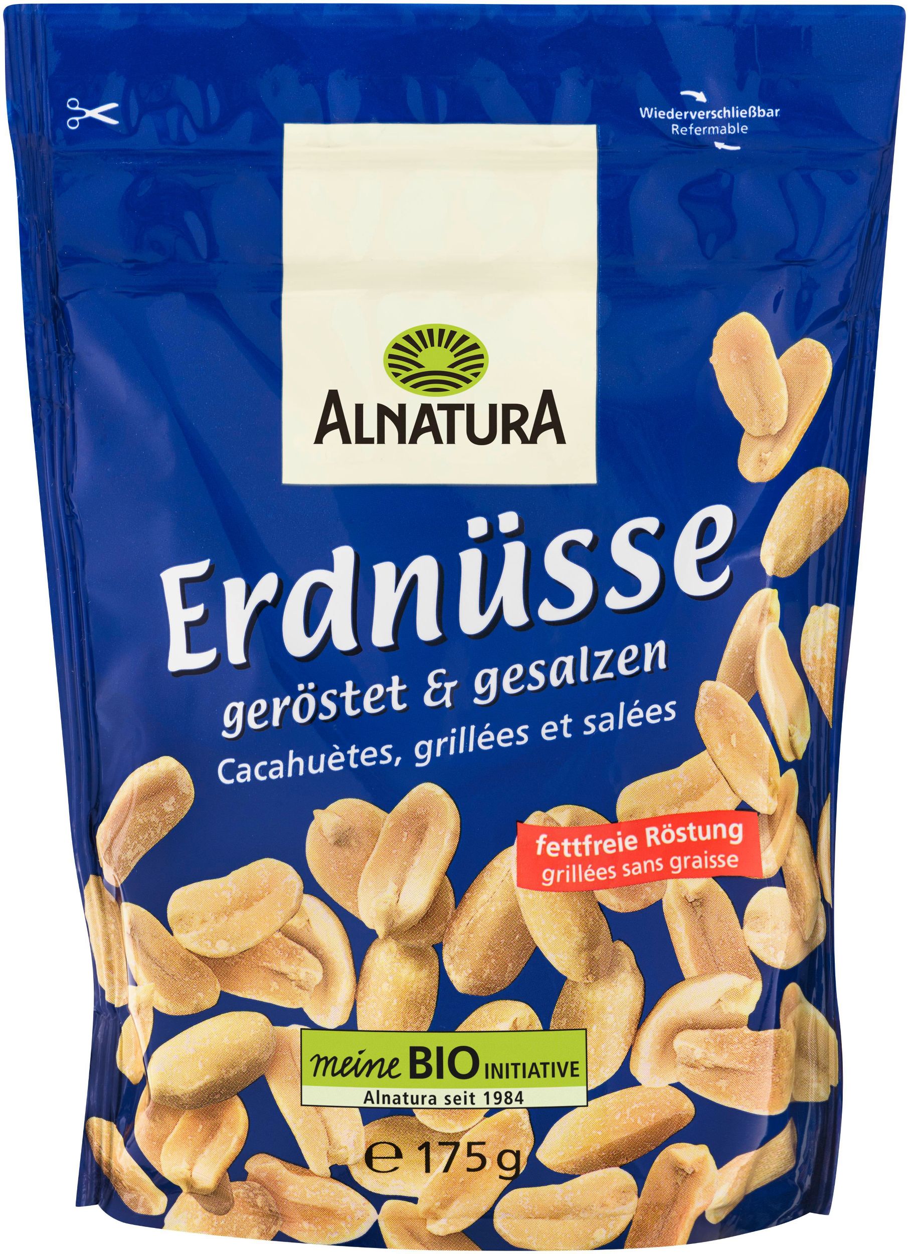 Zdravý svět - Alnatura BIO Pražené a solené arašídy 175 g