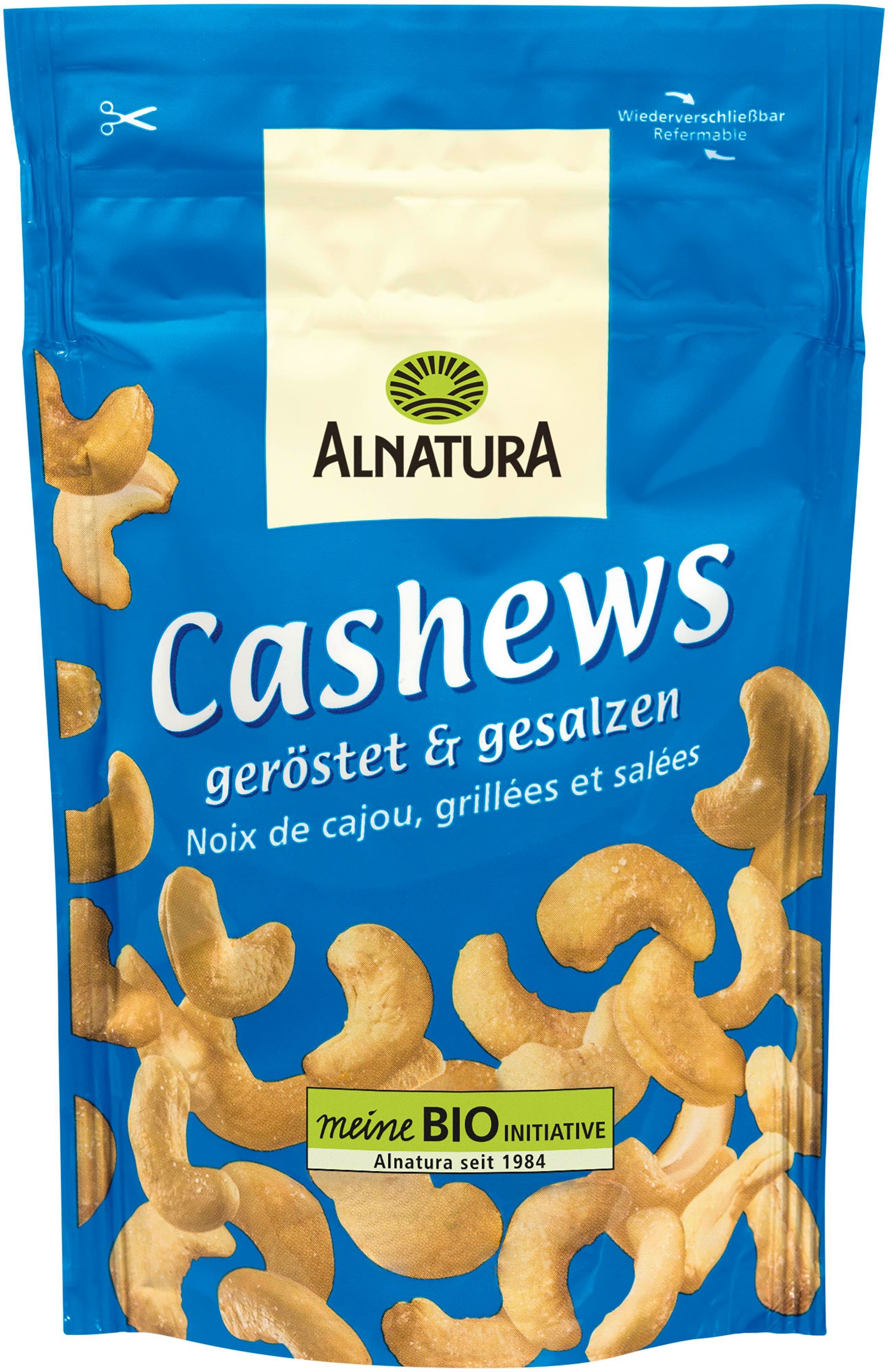 Zdravý svět - Alnatura BIO Pražené a solené kešu ořechy 100 g