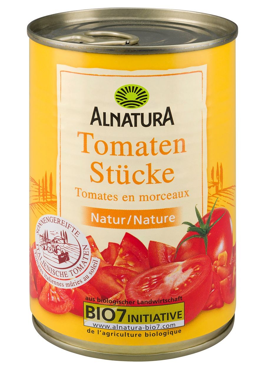 Trvanlivé potraviny - Alnatura BIO Rajčata kousky 400 g