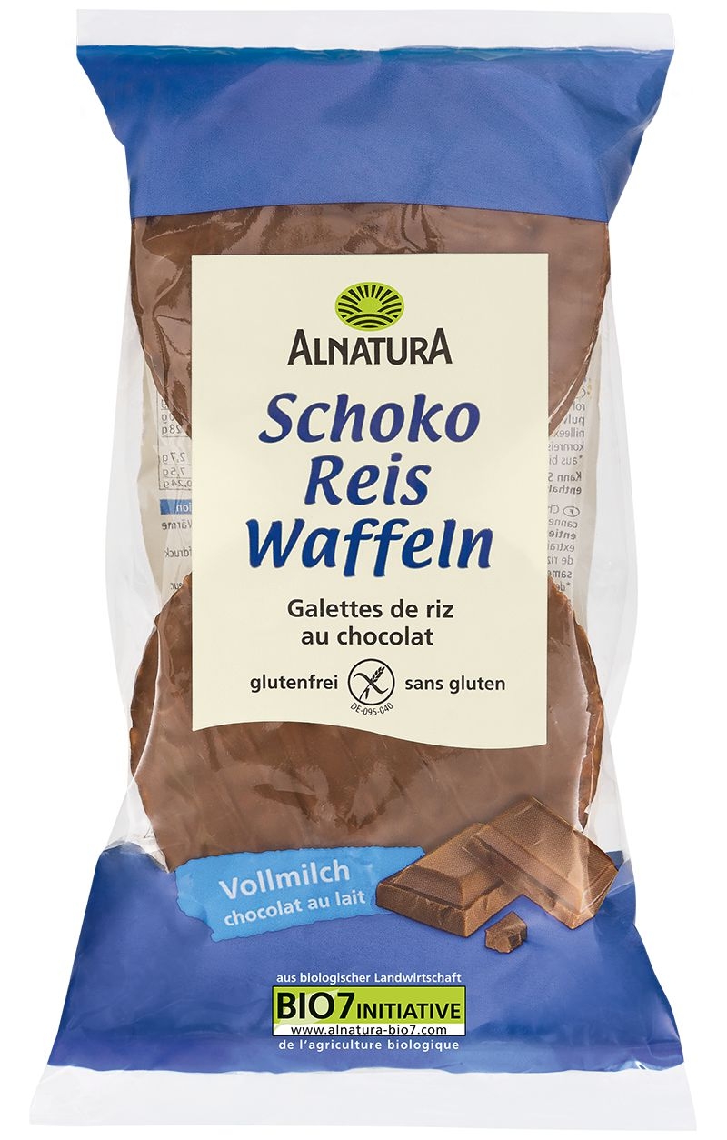 Pekárna a cukrárna - Alnatura BIO Rýžové pufované chlebíčky s čokoládou 100 g