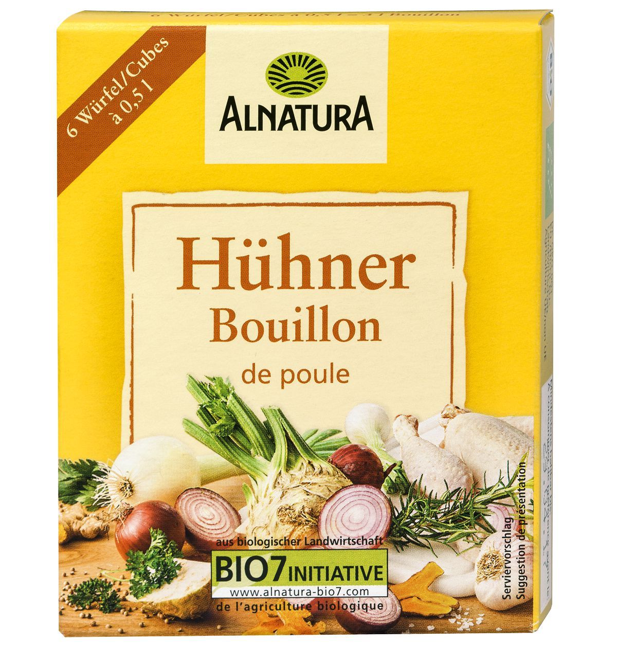 Trvanlivé potraviny - Alnatura BIO Slepičí vývar 66 g