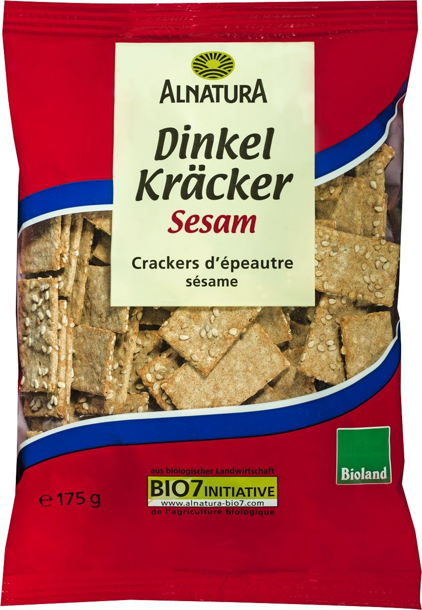 Zdravý svět - Alnatura BIO Špaldové krekry se sezamem 175 g