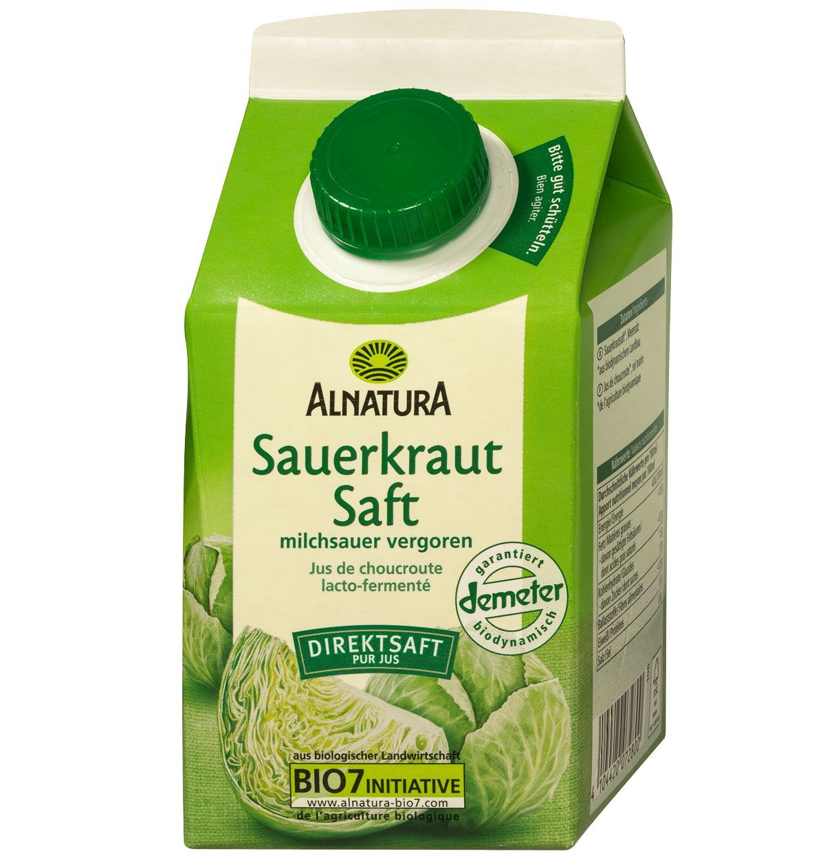 Nápoje - Alnatura BIO Šťáva z kysaného zelí 500 ml