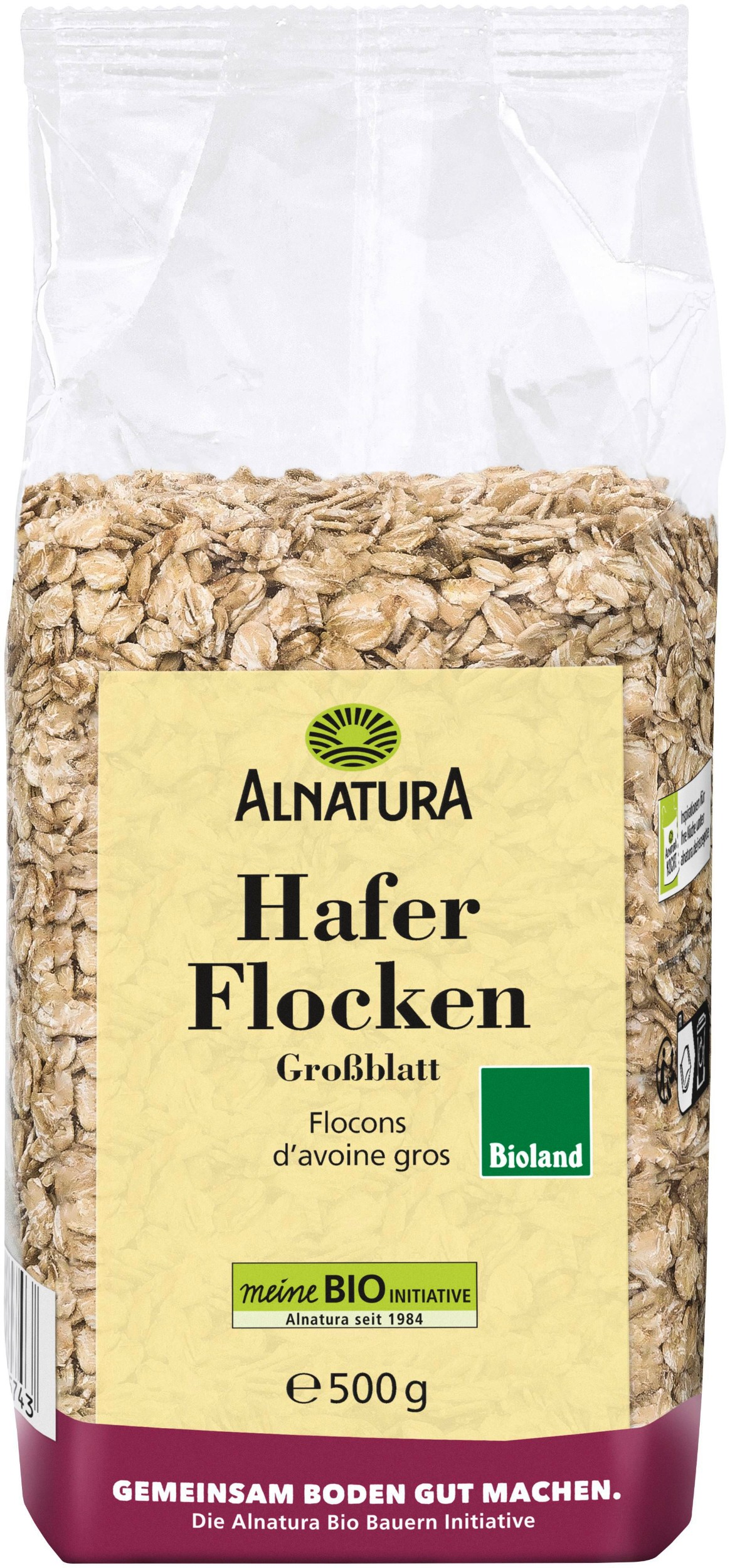 Trvanlivé potraviny - Alnatura Bio vločky ovesné velké 500g