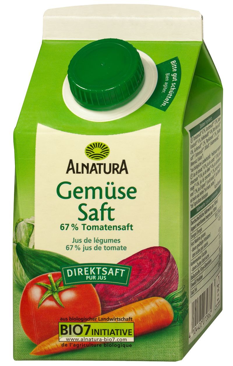 Nápoje - Alnatura BIO Zeleninová šťáva 500 ml